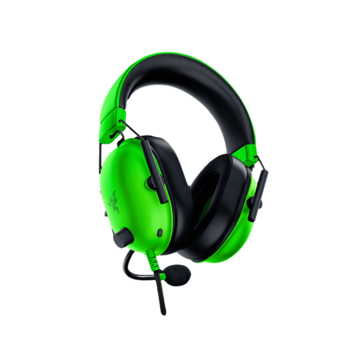 אוזניות גיימינג Razer BlackShark V2 X- צבע ירוק