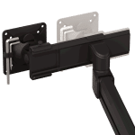 זרוע ל-2 מסכי מחשב – Compact -Tallo שחורה