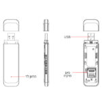 דונגל – פלאג אלחוטי USB LTE – מוצרי תקשורת מבית Provision-ISR